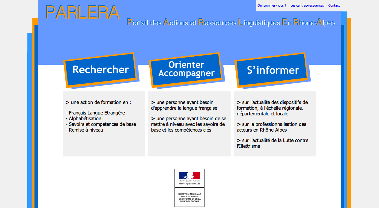 Site Parlera.fr 1.0